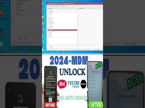 فتح Tecno Infinix Itel أحدث 2024 منطقة MDM Bypass EP1
