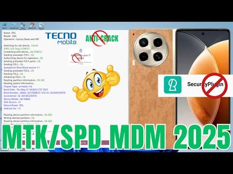MTK  SPD LATEST MDM 2025 METHOD NO ANTI CRACK