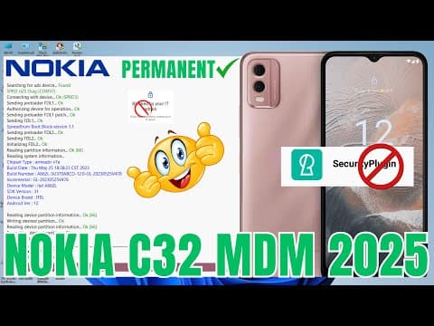 NOKIA C32 LATEST MDM 2025 PERMANENT METHOD SPD MTK
